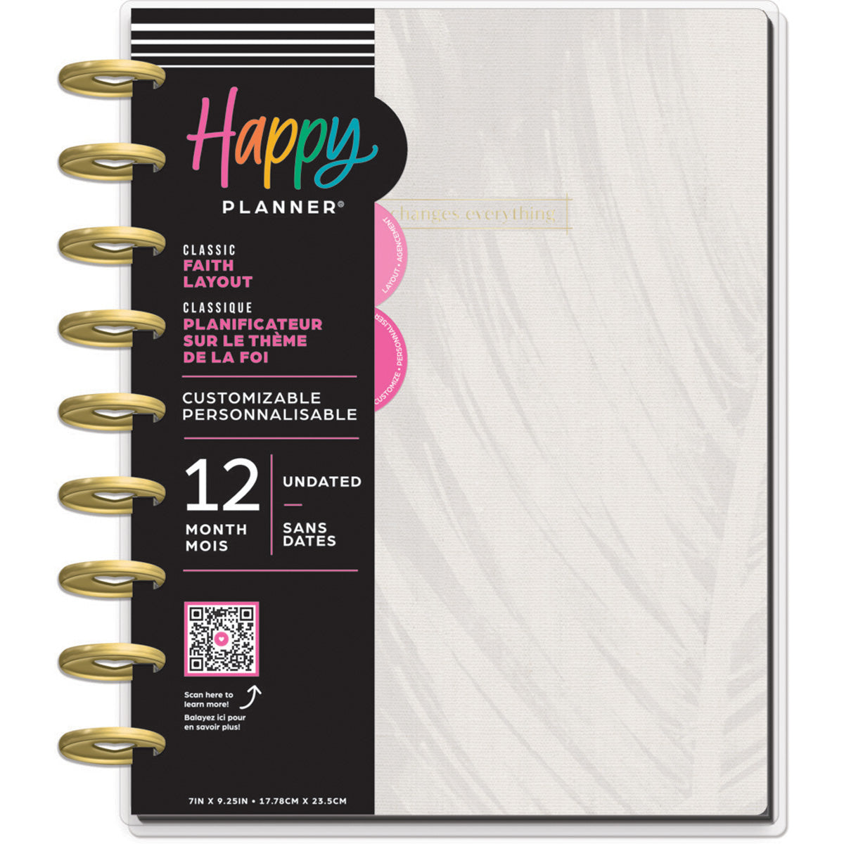 Happy Planner Faith Coastal Classic Undated Planner