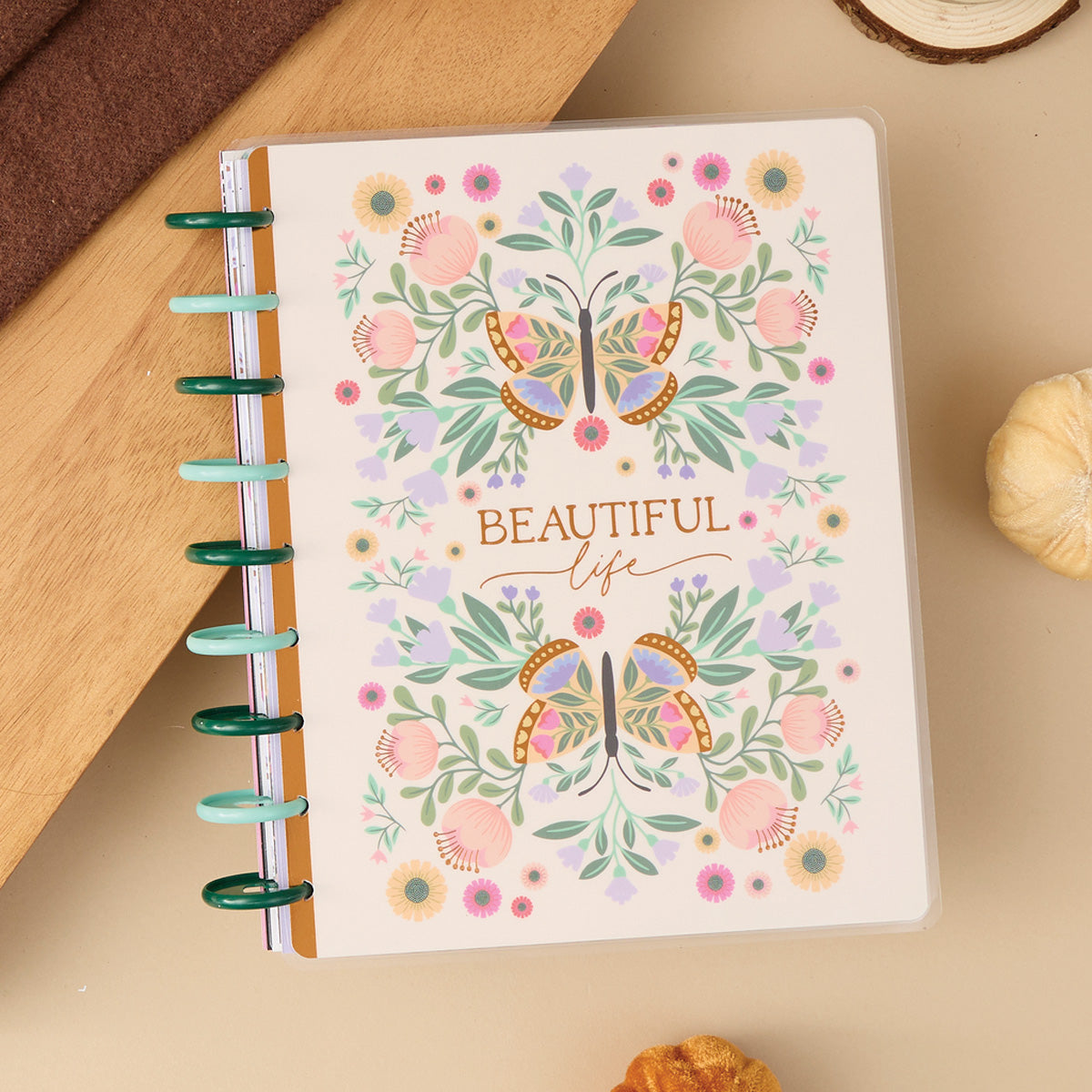 Happy Planner Folk & Flora Classic 12-month Dashboard Planner