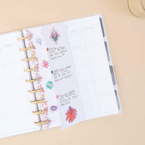 Happy Planner Folk & Flora Classic Folded Fill Paper - Lined + Checklist