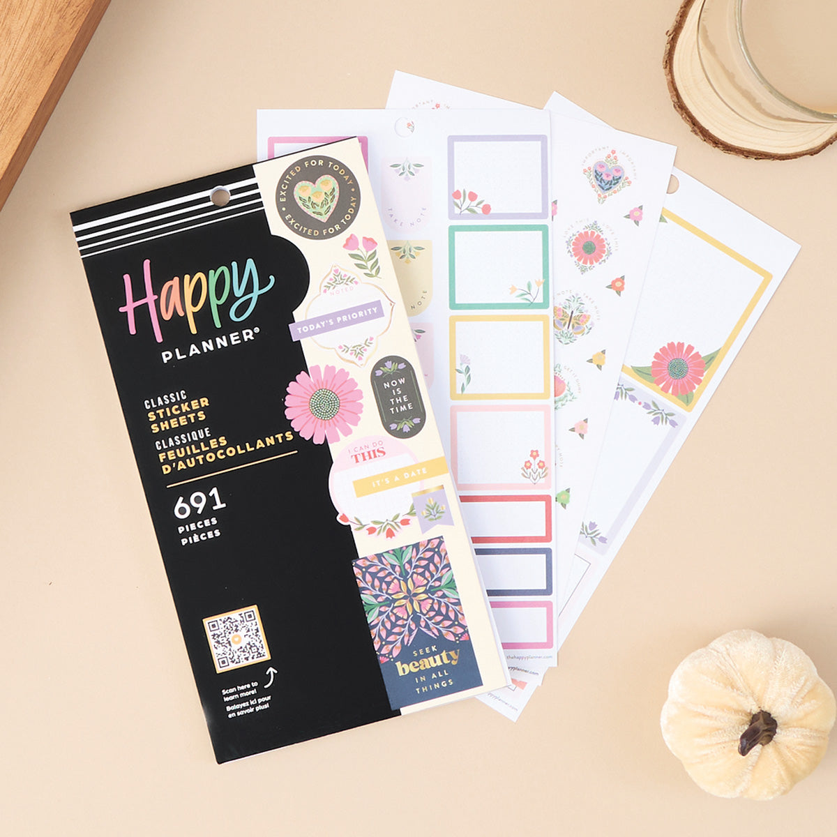 Happy Planner Folk & Flora Classic Sticker Book