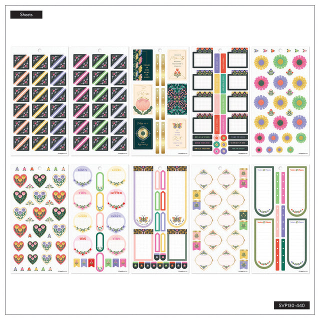 Happy Planner Folk & Flora Classic Sticker Book