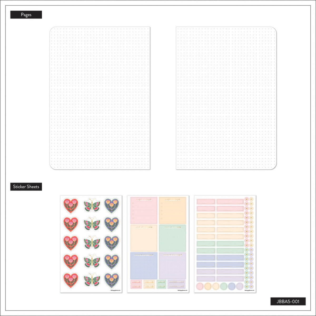 Happy Planner Folk & Flora Dot Grid Journal