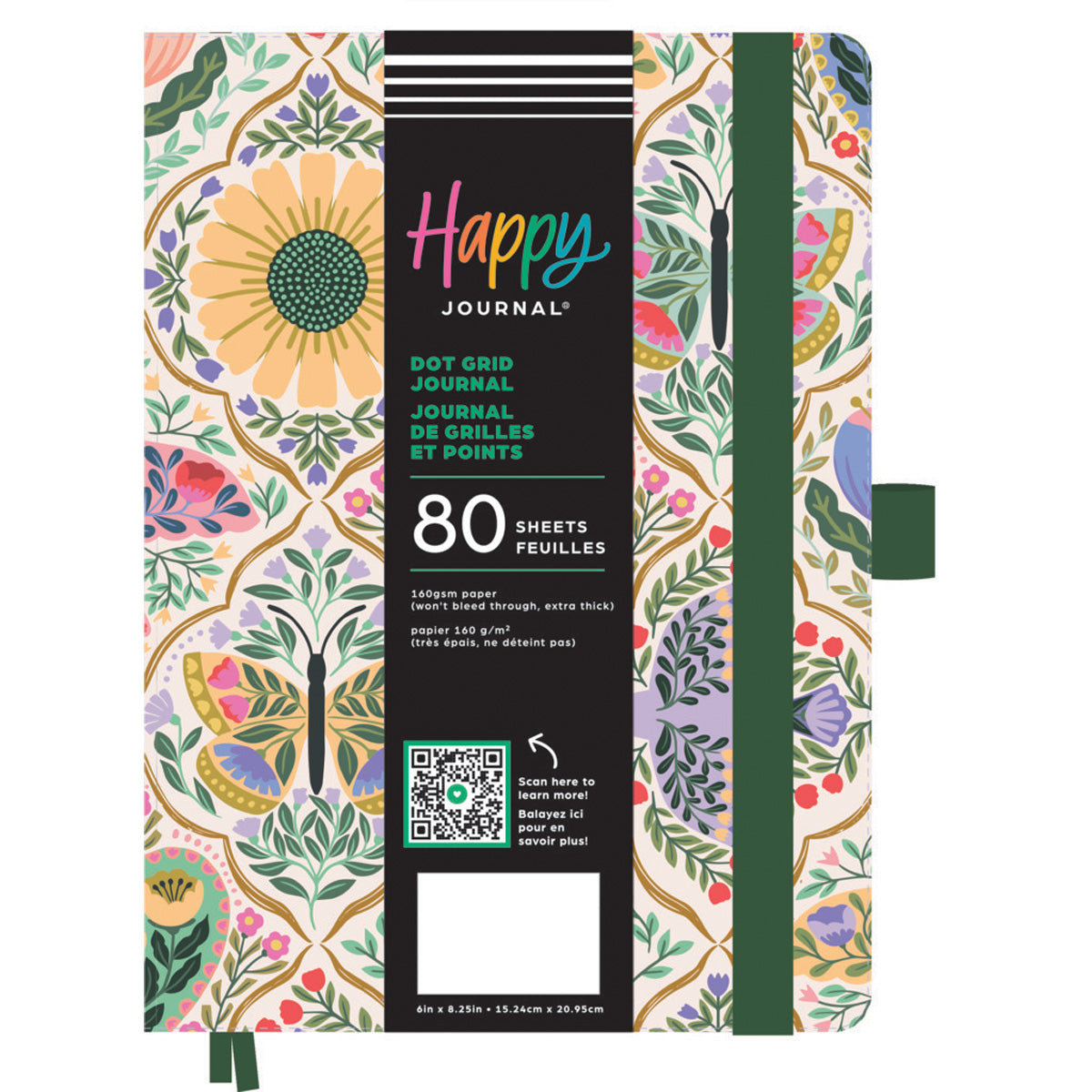 Happy Planner Folk & Flora Dot Grid Journal