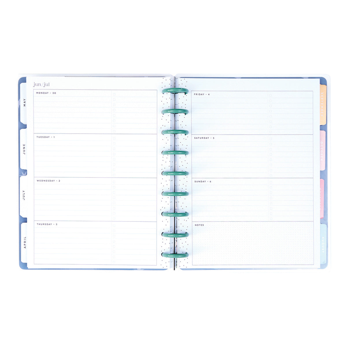 Happy Planner Forest Flowers Classic - Horizontal 12-Months Dated Jan - Dec 2025