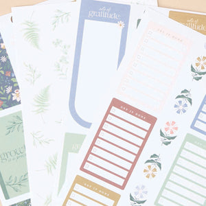 Happy Planner Forest Flowers Classic Sticker Book