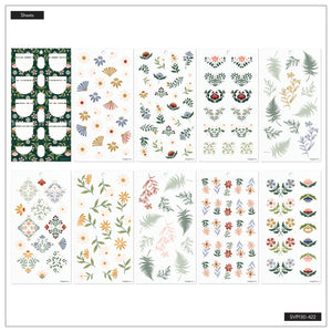 Happy Planner Forest Flowers Classic Sticker Book