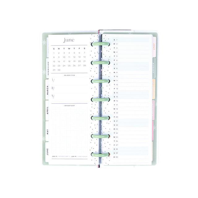 Happy Planner Forest Flowers Skinny Mini&nbsp;Dated Planner