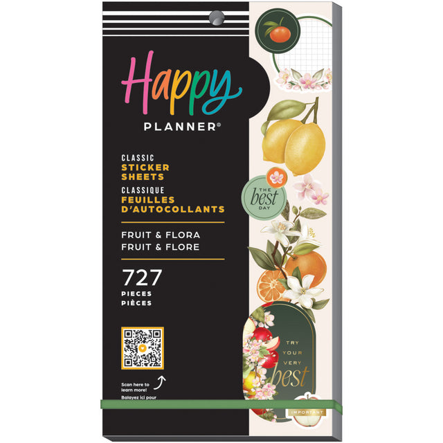 Happy Planner Fruit Flora Classic Sticker Book