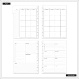 Happy Planner Happy Brights Classic Dashboard Undated - 12 Month Planner