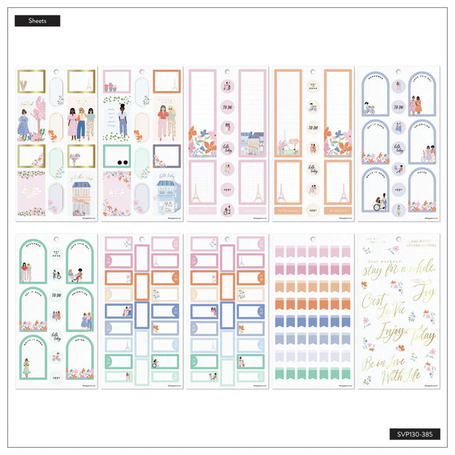 Happy Planner In Paris Sticker Book - Classic
