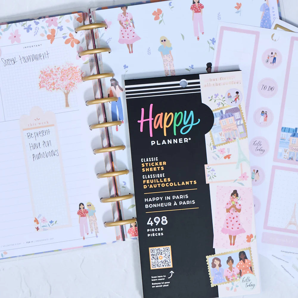 Happy Planner In Paris Sticker Book