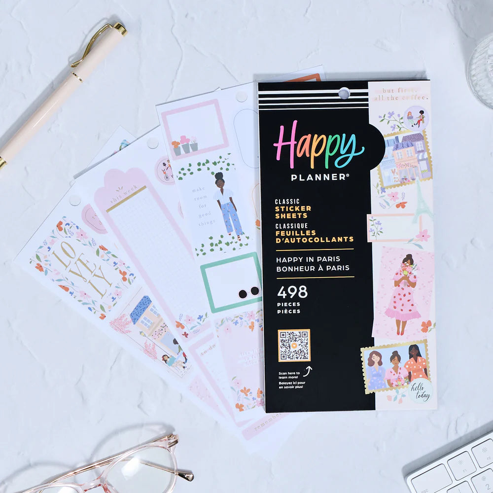 Happy Planner In Paris Sticker Book