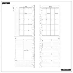 Happy Planner Ink Arbor Mini | Dashboard 12-Months Dated Jul 2024 Jun 2025