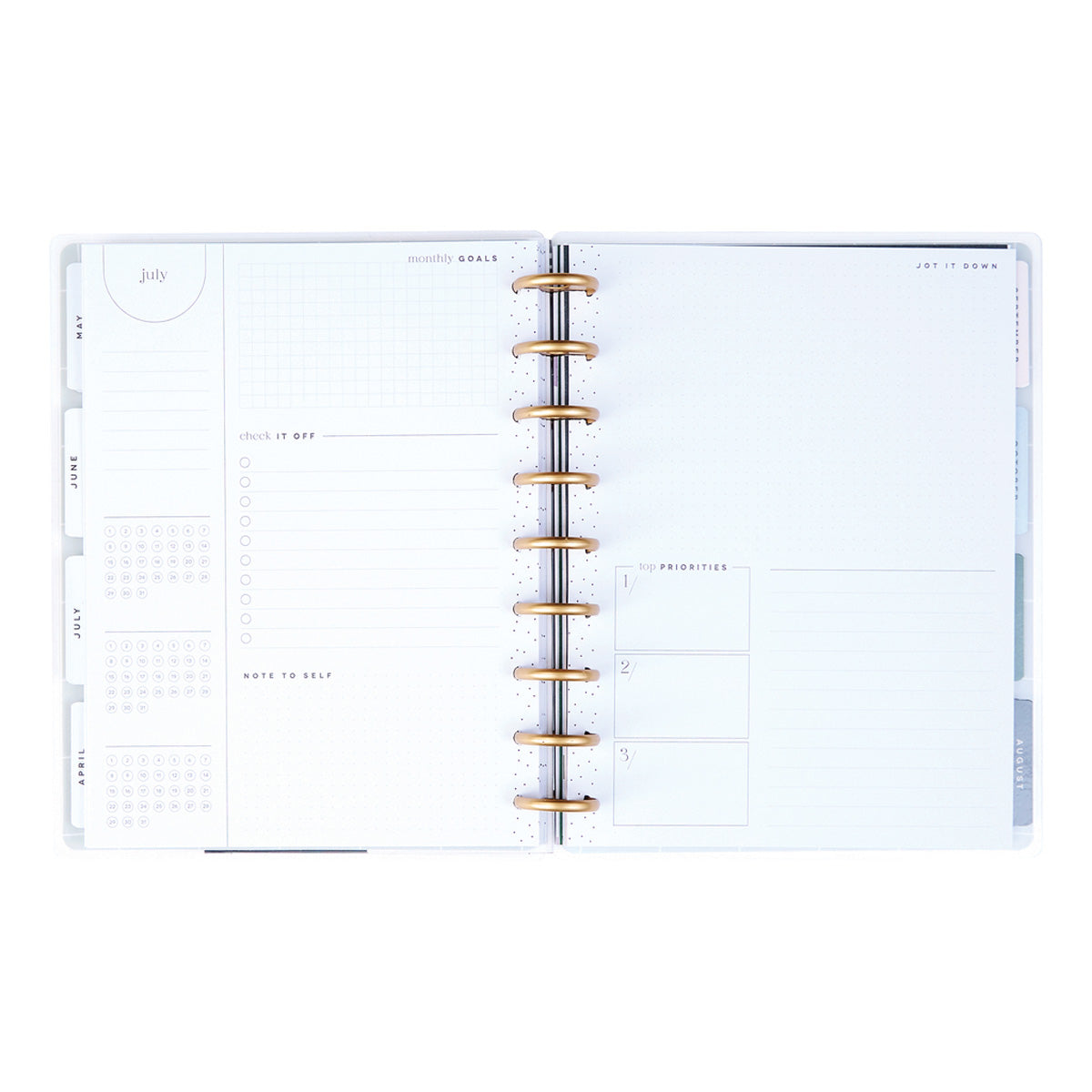 Happy Planner Mauve &amp; Moss Classic Dated Planner