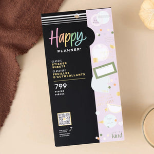 Happy Planner Mauve & Moss Classic Sticker Book