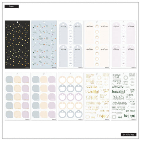 Happy Planner Mauve & Moss Classic Sticker Book