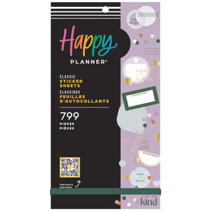 Happy Planner Mauve & Moss Classic Sticker Book