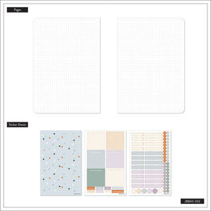 Happy Planner Mauve & Moss Dot Grid Journal