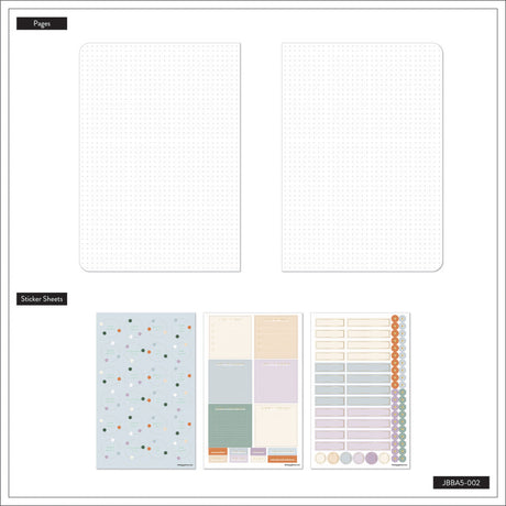 Happy Planner Mauve & Moss Dot Grid Journal