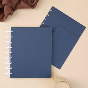 Happy Planner Midnight Blue Deluxe Classic Cover with pockets