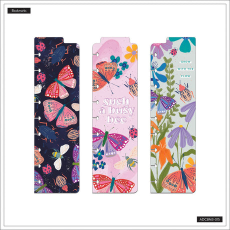 Happy Planner Midnight Botanical Classic Bookmarks