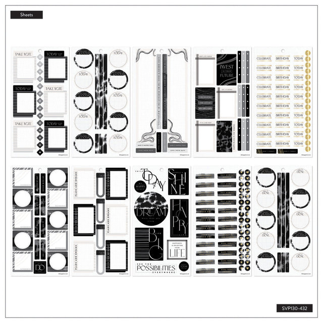 Happy Planner Modern Impression Classic Sticker Book