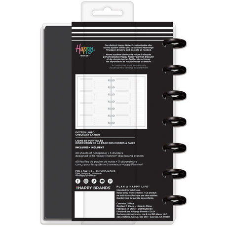 Happy Planner Fitness Mini Notebook