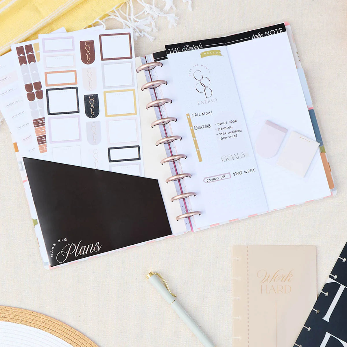 Happy Planner Neutral Chic Classic Accessory Pack