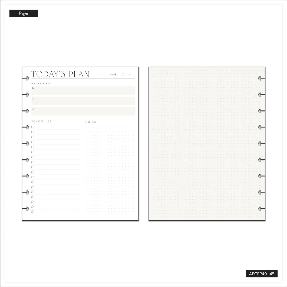 Happy Planner Neutral Chic Classic Fill Paper