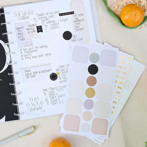 Happy Planner Neutral Chic Classic Sticker Book