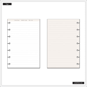 Happy Planner Neutrals Mini Fill Paper - Lined