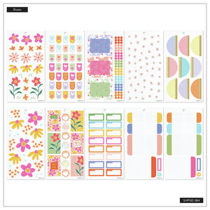 Happy Planner Picnic Blossom Sticker Book - Classic