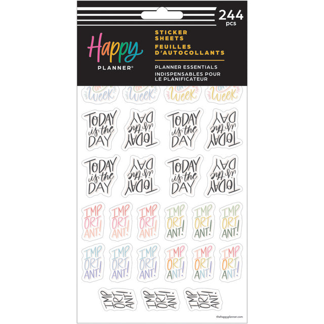 Happy Planner Planning Essentials Sticker Sheets