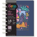 Happy Planner Playful Pups Classic | Vertical 18-Months Dated Jul 2024 Dec 2025