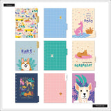 Happy Planner Playful Pups Classic | Vertical 18-Months Dated Jul 2024 Dec 2025