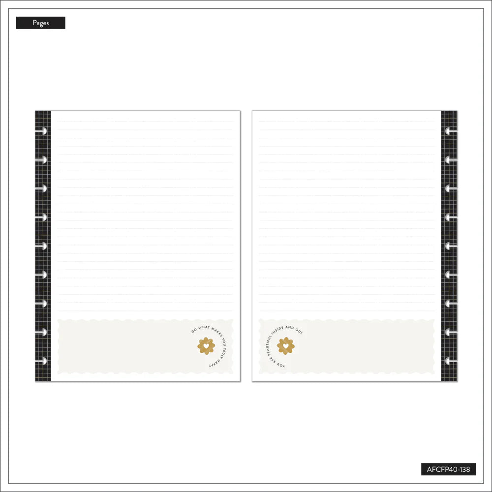Happy Planner Quirky Plans Classic Fill Paper - Lined