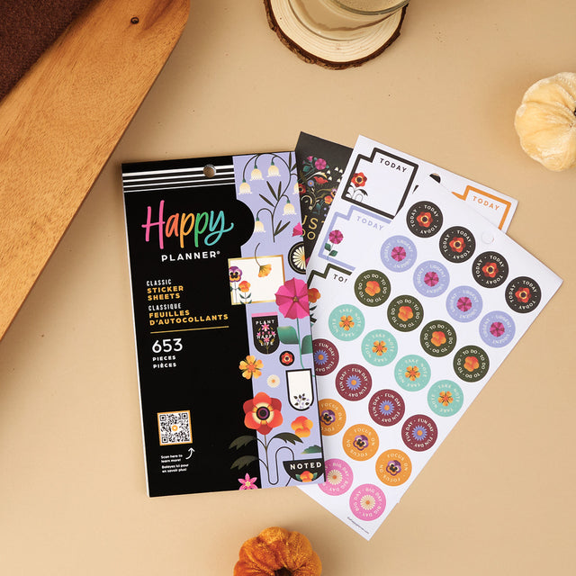 Happy Planner Radiant Garden Classic Sticker Book