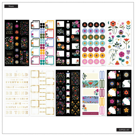 Happy Planner Radiant Garden Classic Sticker Book