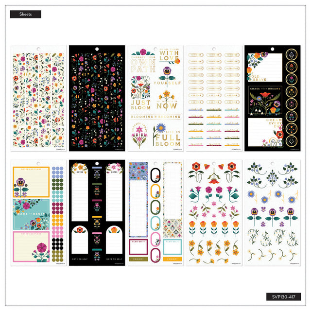 Happy Planner Radiant Garden Classic Sticker Book