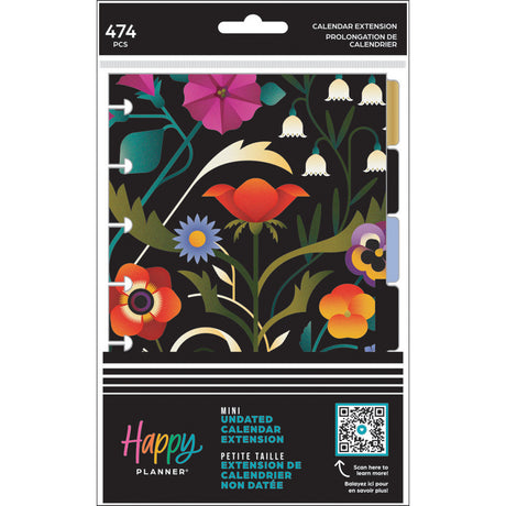 Happy Planner Radiant Garden Mini Extension Pack - Dashboard Undated