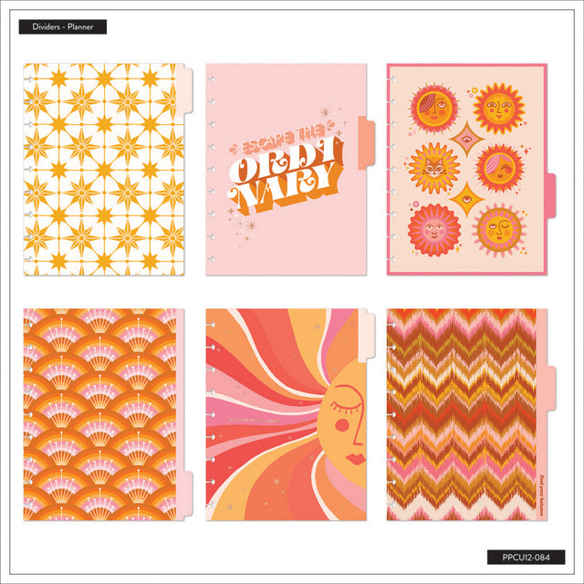 Happy Planner Retro Sunset Dividers