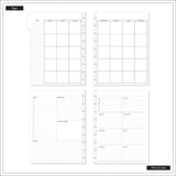 Happy Planner Retro Sunset Classic Undated Planner - Dashboard Layout