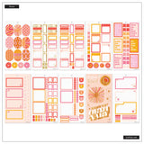 Happy Planner Retro Sunset Design Classic Sticker Book