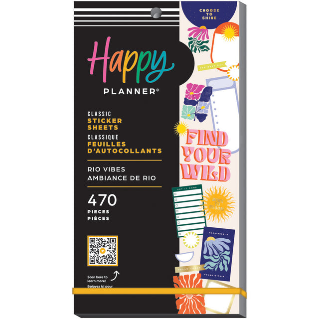 Happy Planner Rio Vibes Classic Sticker Book