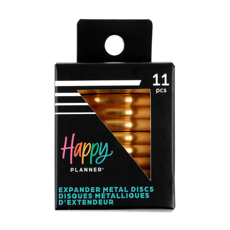 Happy Planner Rose Gold Copper Metal Expander Discs