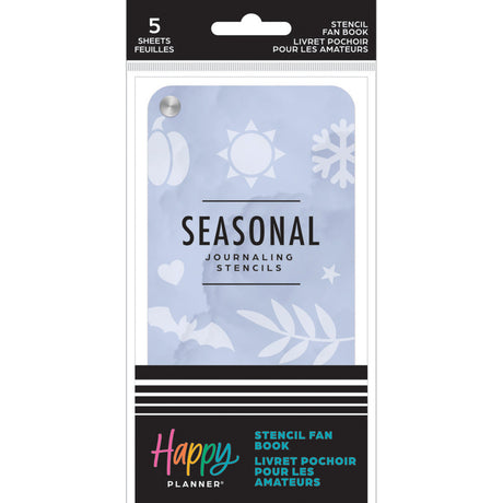 Happy Planner Seasons Stencil Fan Book