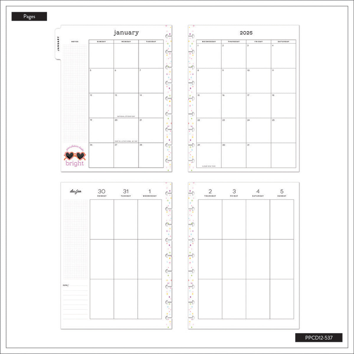 Happy Planner Seasons of Joy Classic Vertical Dated Planner