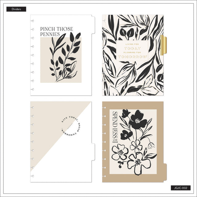 Happy Planner Sketchy Floral Budget Classic Guided Journal