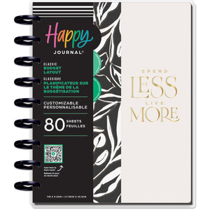 Happy Planner Sketchy Floral Budget Classic Guided Journal