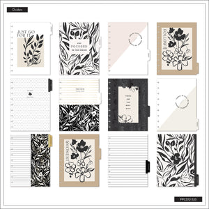 Happy Planner Sketchy Florals Classic Vertical Dated Planner 